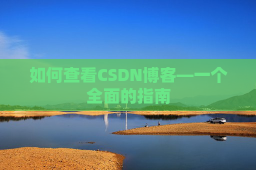 如何查看CSDN博客—一个全面的指南